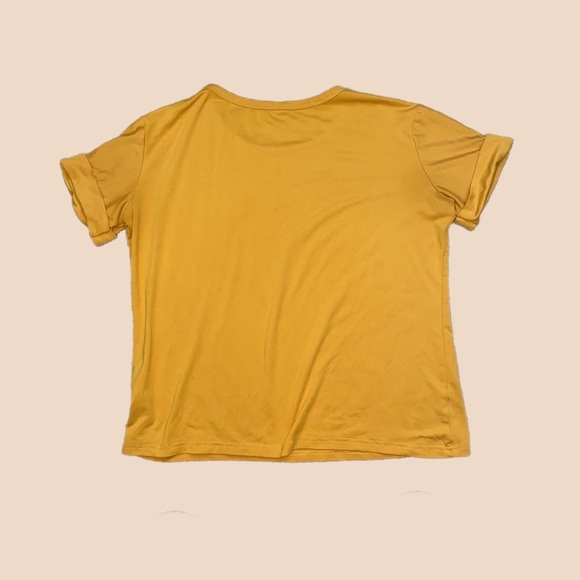 Mustard Yellow Tee for Women - Picture 2 of 2